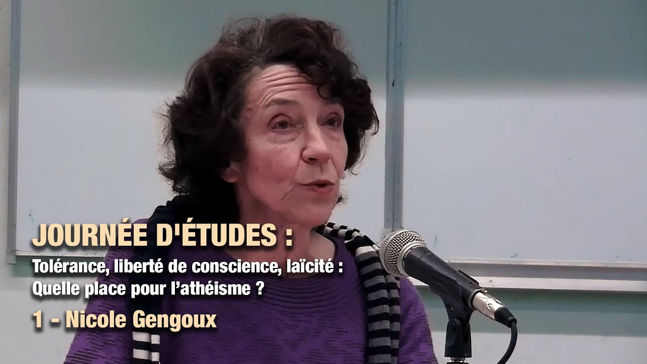 JOURNÉES D'ÉTUDES : Tolérance, liberté de conscience, laïcité : quelle place pour l’athéisme ? 1/13