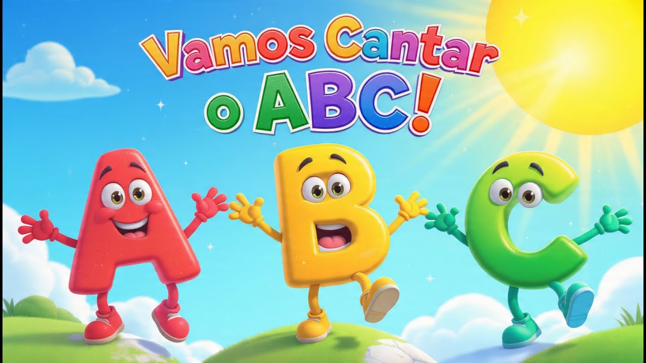 Vamos Cantar o ABC – Música Infantil Educativa 3D | Aprendendo o Alfabeto com Diversão ABC Divertido