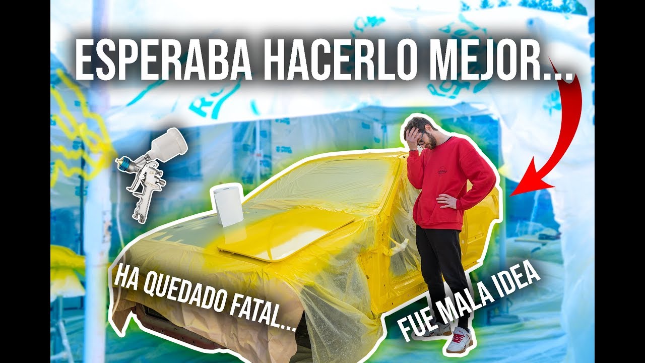Pintar el coche en el jard&iacute;n no fue buena idea...😔 | PARTE 2