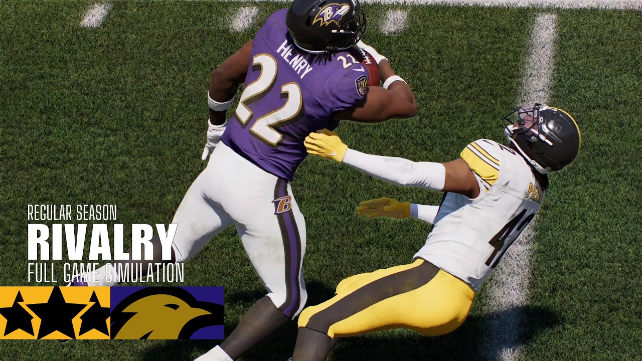 Steelers vs. Ravens | 2026 Rivalry Game | Madden NFL 26 Simulation