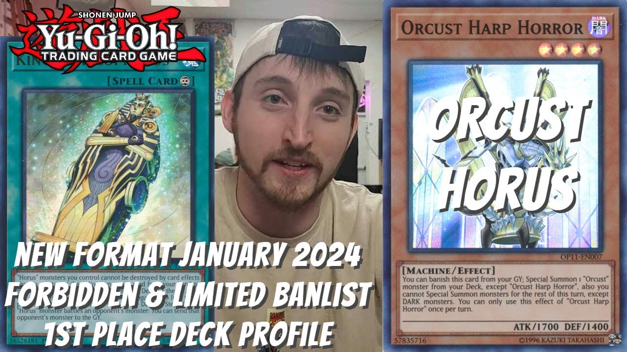 Yugioh New Format January 2024 1st Place Deck Profile - Orcust Horus - Seth Strohm