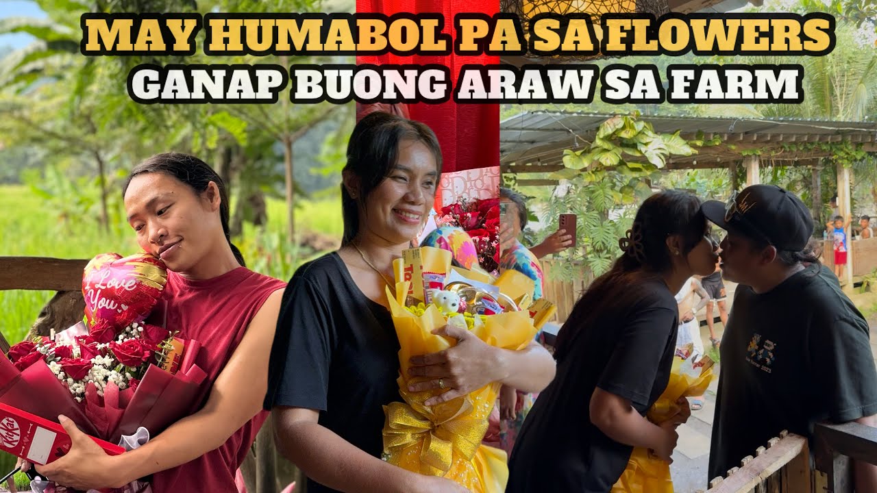 MAY HUMABOL PA SA FLOWERS | GANAP BUONG ARAW SA FARM @SimplyAmory 
