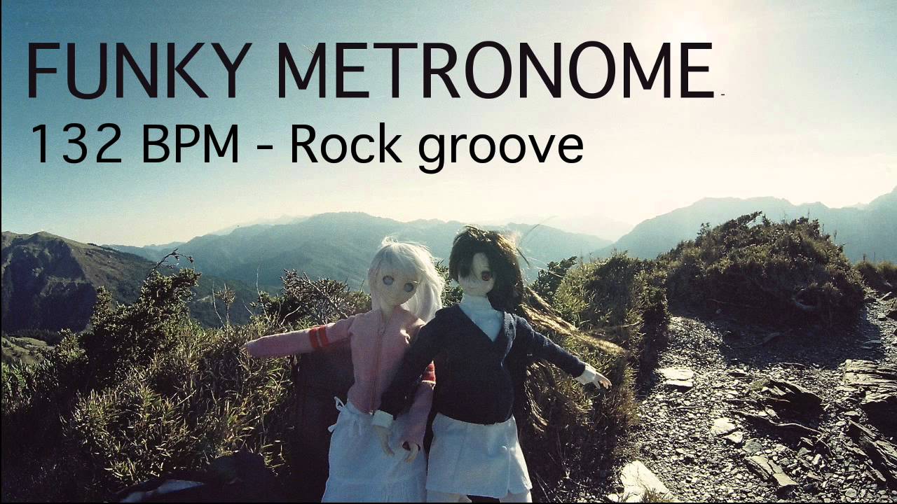 132 BPM - Rock groove - Drum loop - metronome