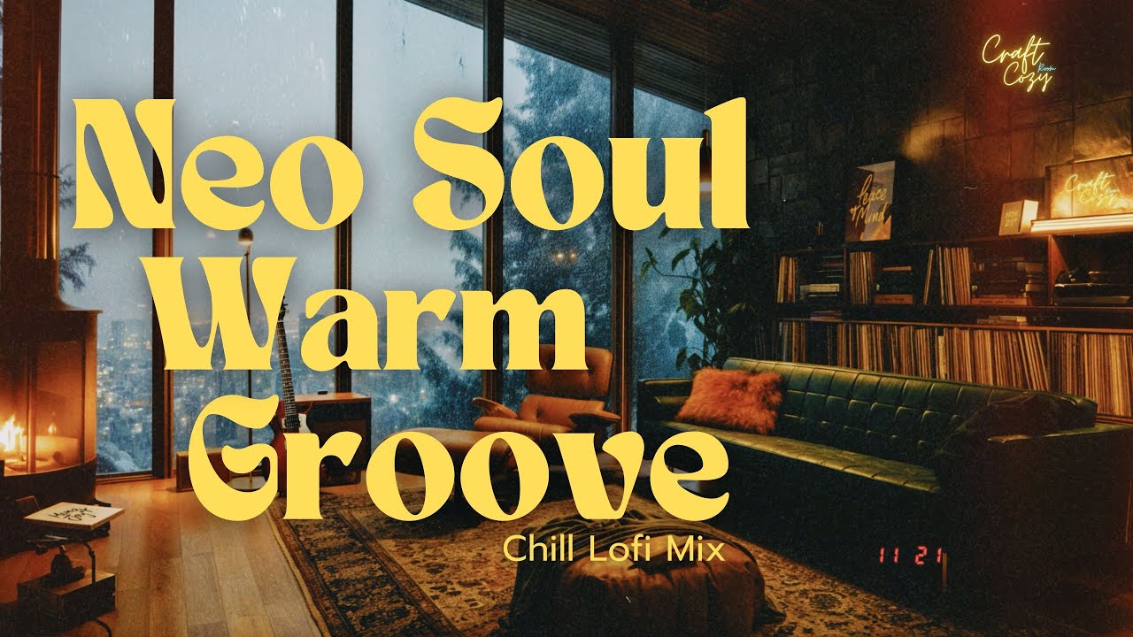 Fireside Snowfall Room 🔥❄️ | Neo Soul, R&B Lofi Cozy Groove Winter Mix