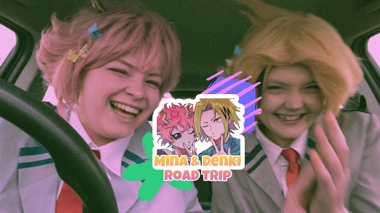 Road trip with mina and denki! | with sunnygum_cosplays