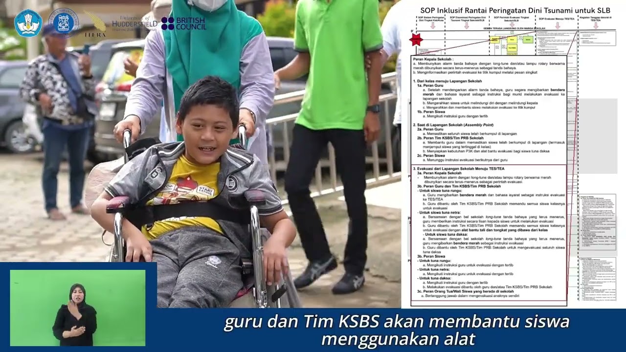 SOP Inklusif Rantai Peringatan Dini Tsunami untuk Sekolah Luar Biasa (SLB)