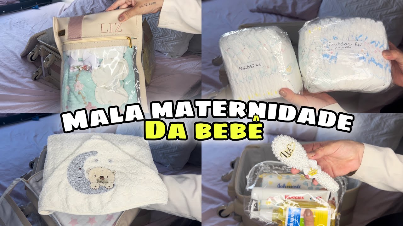 MOSTREI TUDO QUE ESTOU LEVANDO NA MALA MATERNIDADE DA BEBÊ!