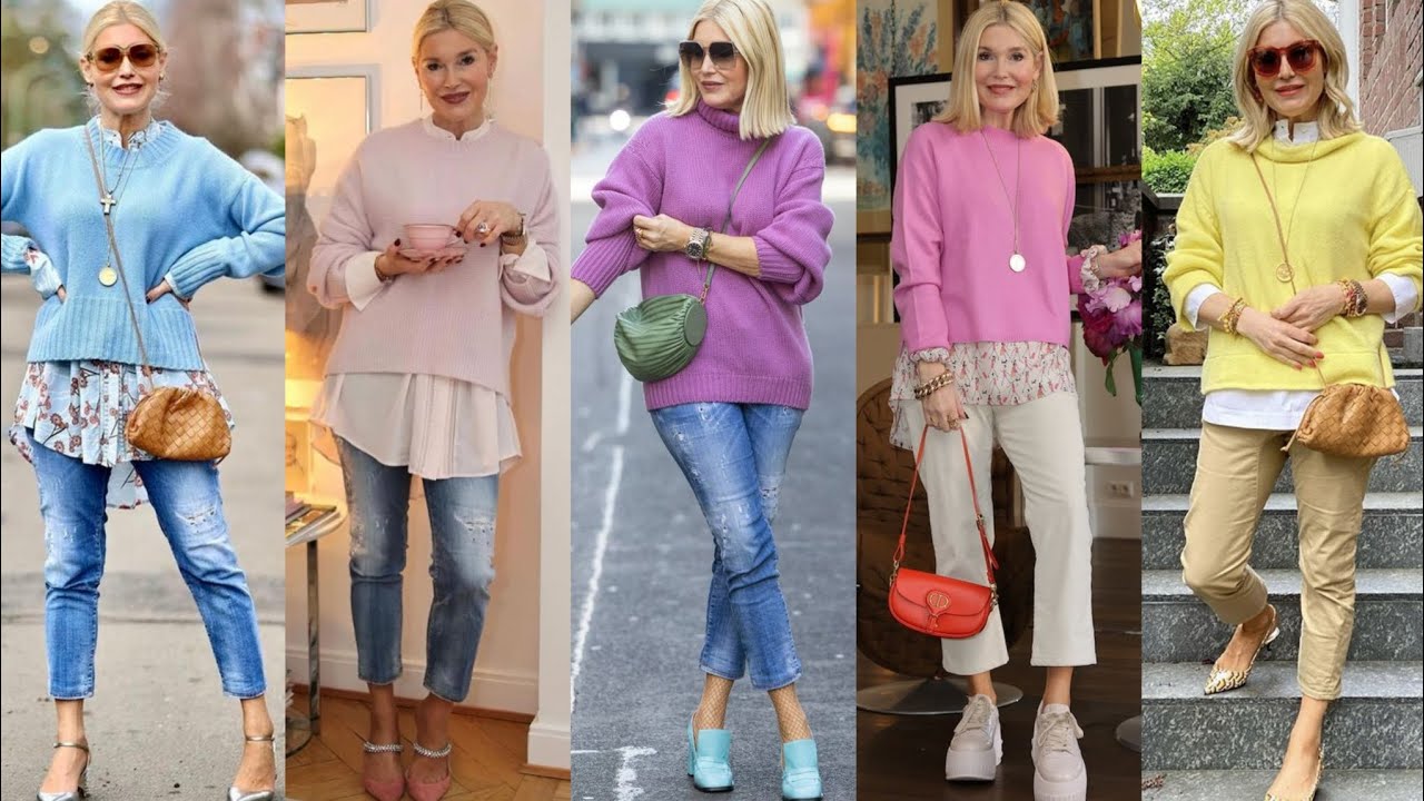 Natural Older Women OVER 50  | NewTrends Fashion For Women |winter and summer mid⛄ FallFashion 2026