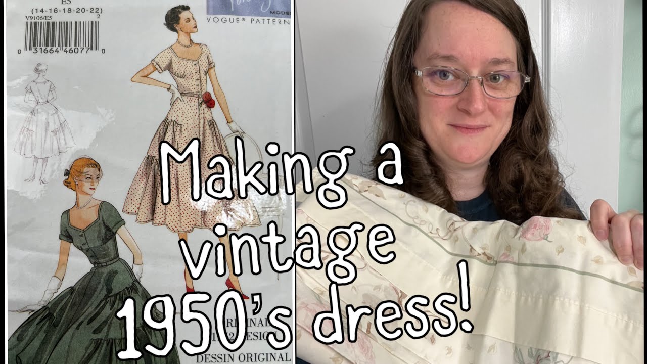 Making Vintage Vogue Pattern 9106 For Easter