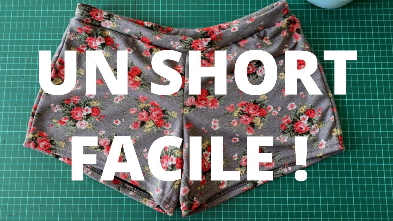 Tuto couture facile:  un short femme sans patron
