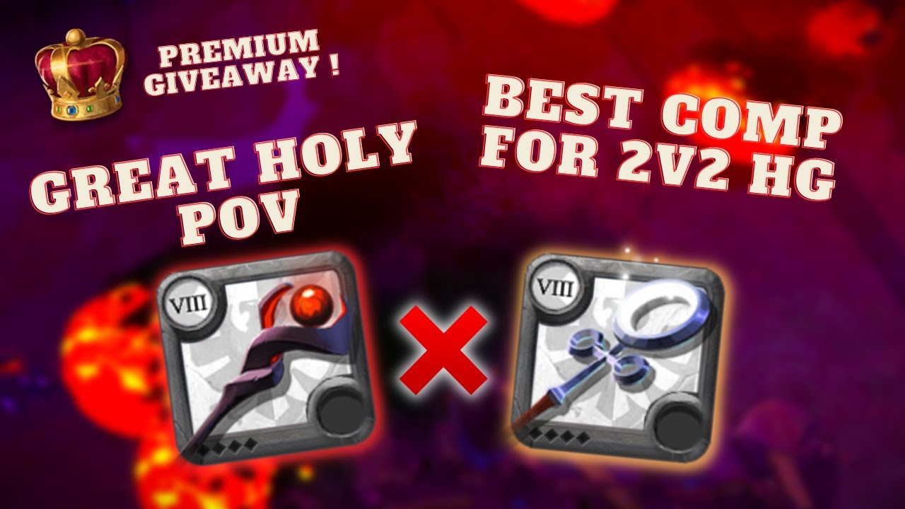 GREAT HOLY 2vs2 HG GAMEPLAY | GIVEAWAY | MONEY MAKING | ALBION ONLINE | HELLGATE