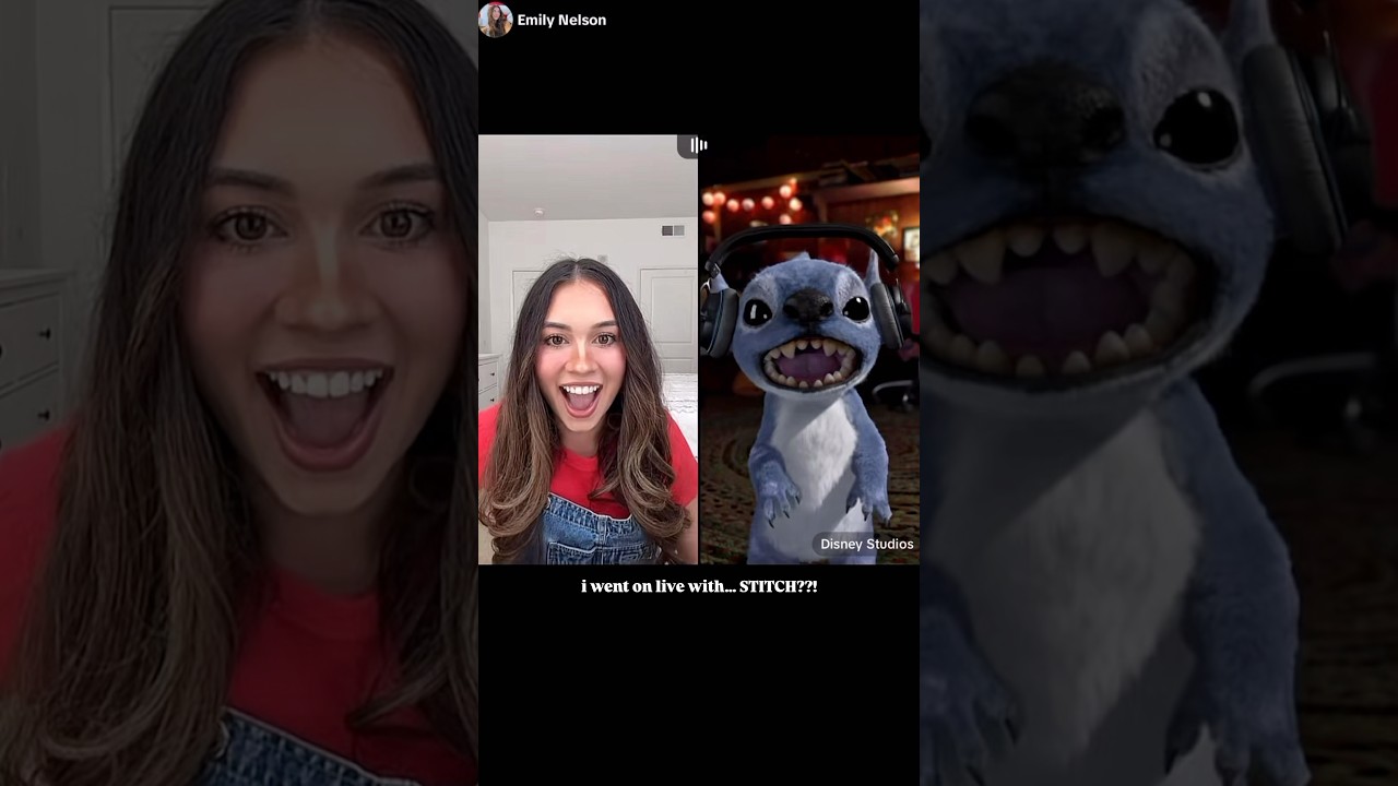 STITCH CRASHED MY LIVE??! #liloandstitch #disneystudios