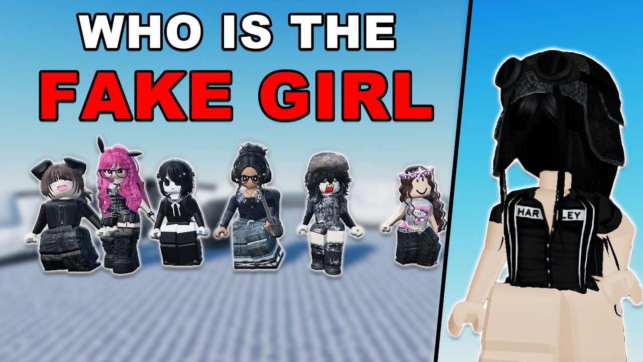 6 Girls vs. 1 Fake Girl (Roblox Odd Man Out) w/