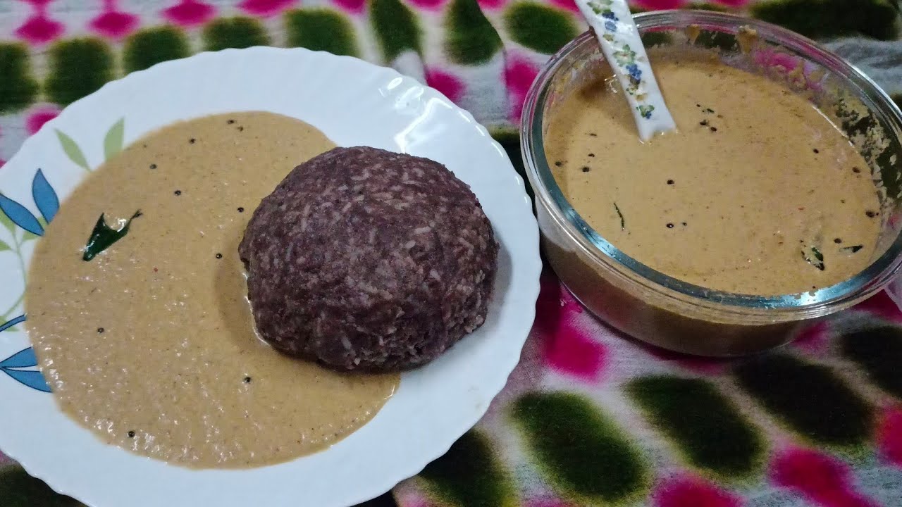 Ragi Kali With Peanut Chutney || Finger Millet Ball || Ragi Mudde With Leftover Rice