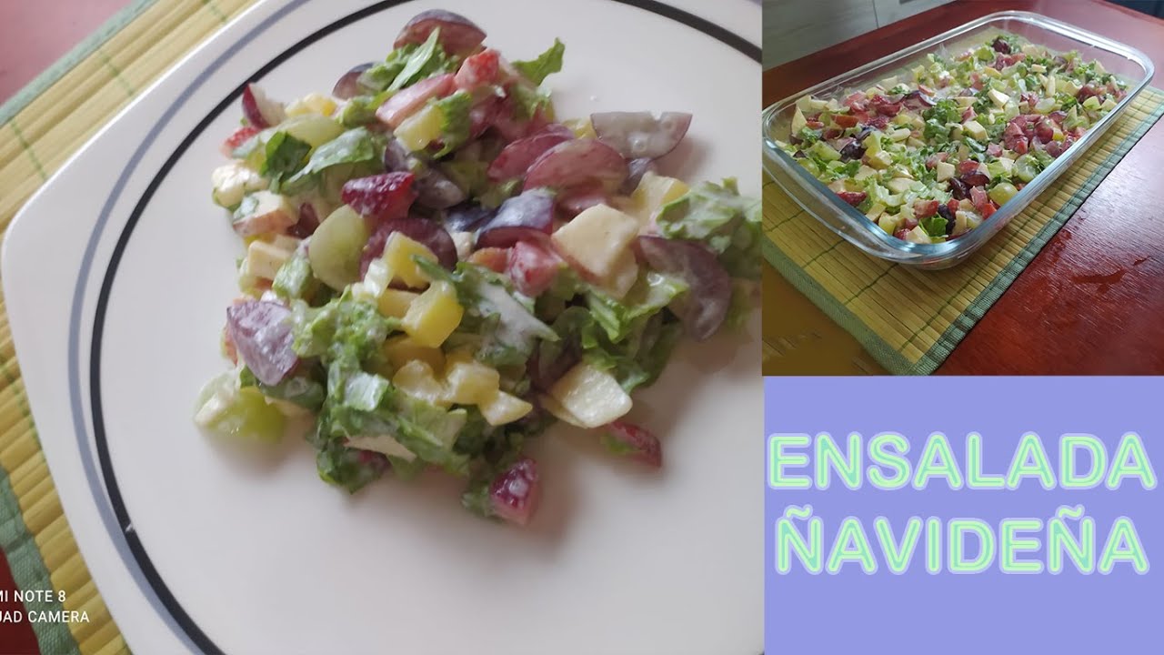 LA ENSALDA NAVIDEÑA QUE SIEMPRE TE VA A GUSTAR Y