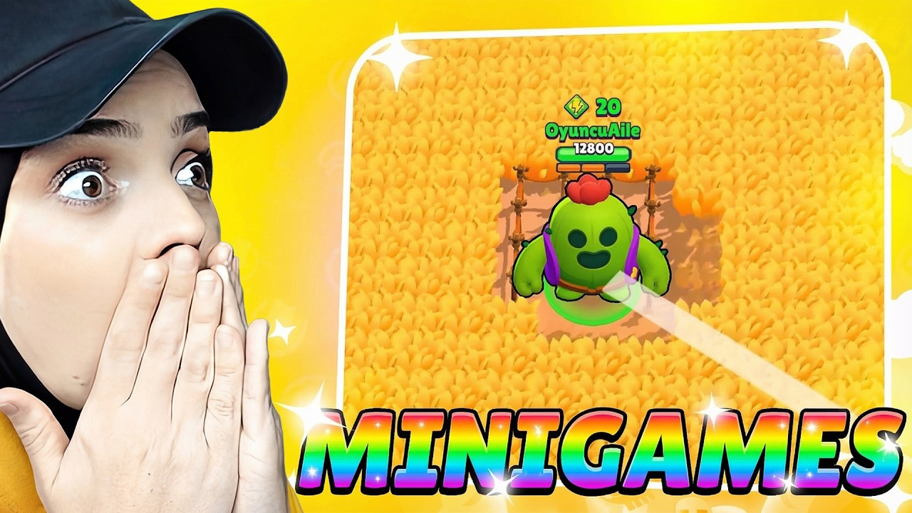 BRAWL STARS EN İYİ MİNİGAME HARİTALARI! 😱