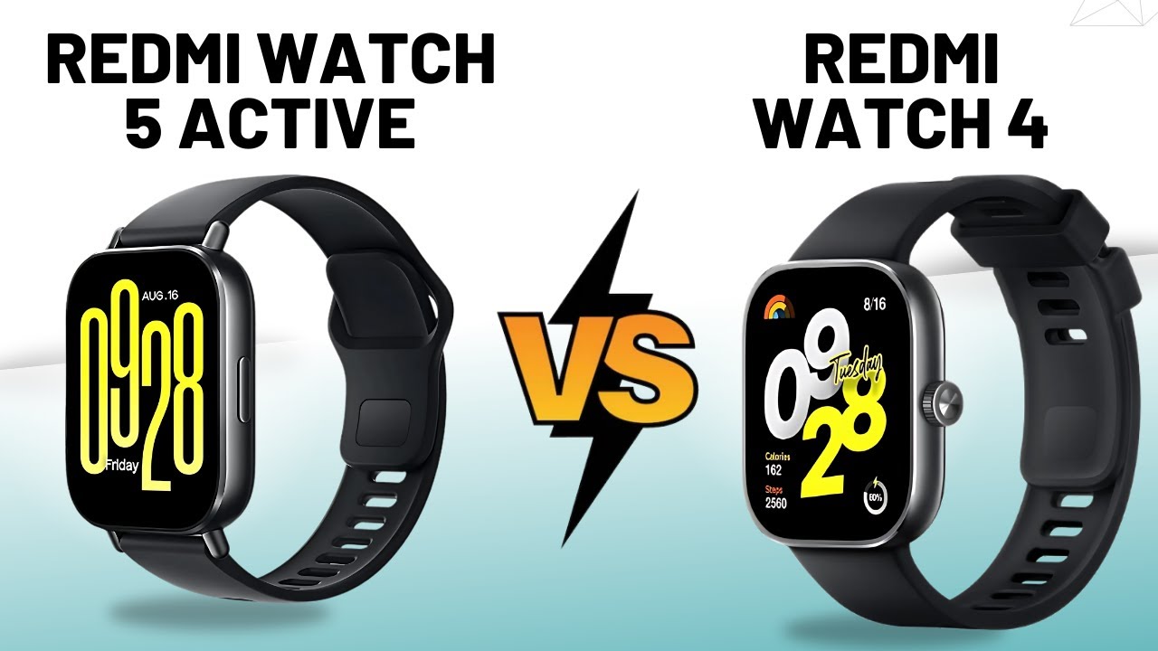 Xiaomi Redmi Watch 5 Active Vs Redmi Watch 4 - Comparativo | Qual é o Melhor?