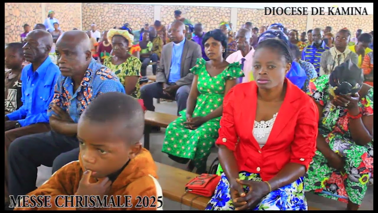 Messe chrismale 2025 diocèse de kamina. Mardi 15 avril 2025