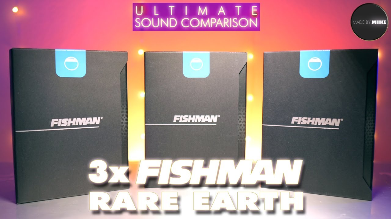 Sound Comparison: FISHMAN RARE EARTH SINGLE COIL vs. HUMBUCKER vs. MIC BLEND (Soundhole Pickups)