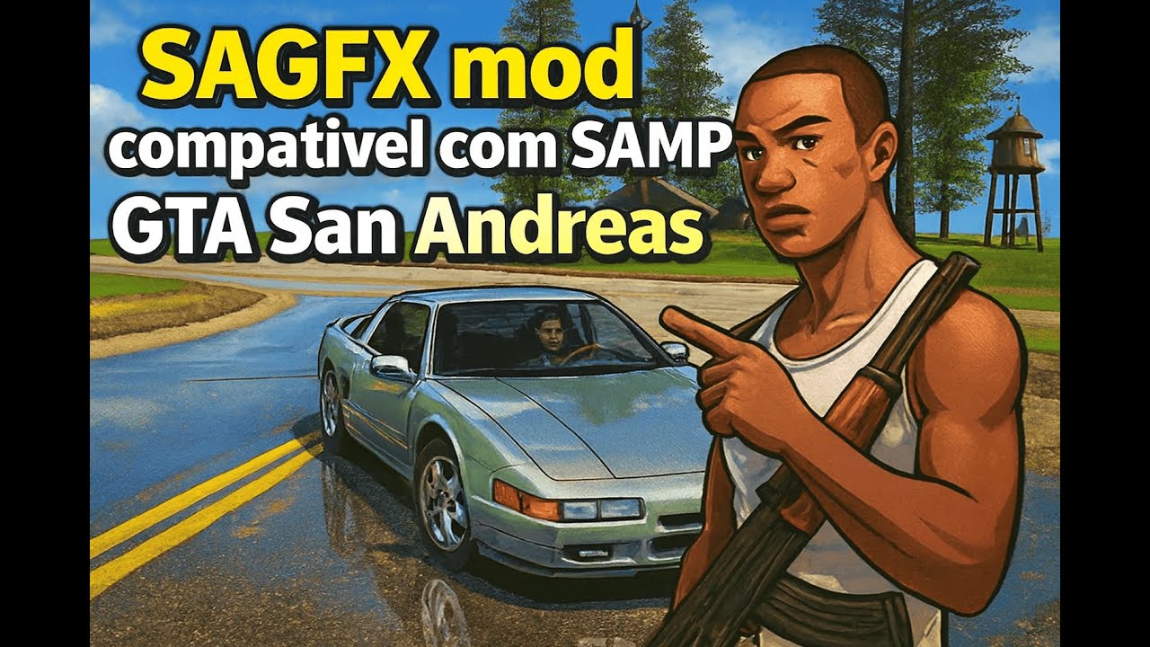 MOD SAGFX PEGANDO NO GTA SA SAMP - REFLEXOS LEVES GTA SA SAMP - SAGFX SAMP