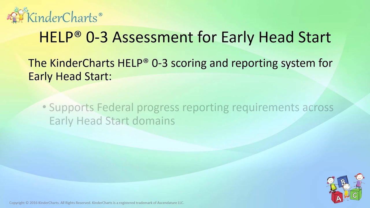 KinderCharts HELP&reg; 0-3