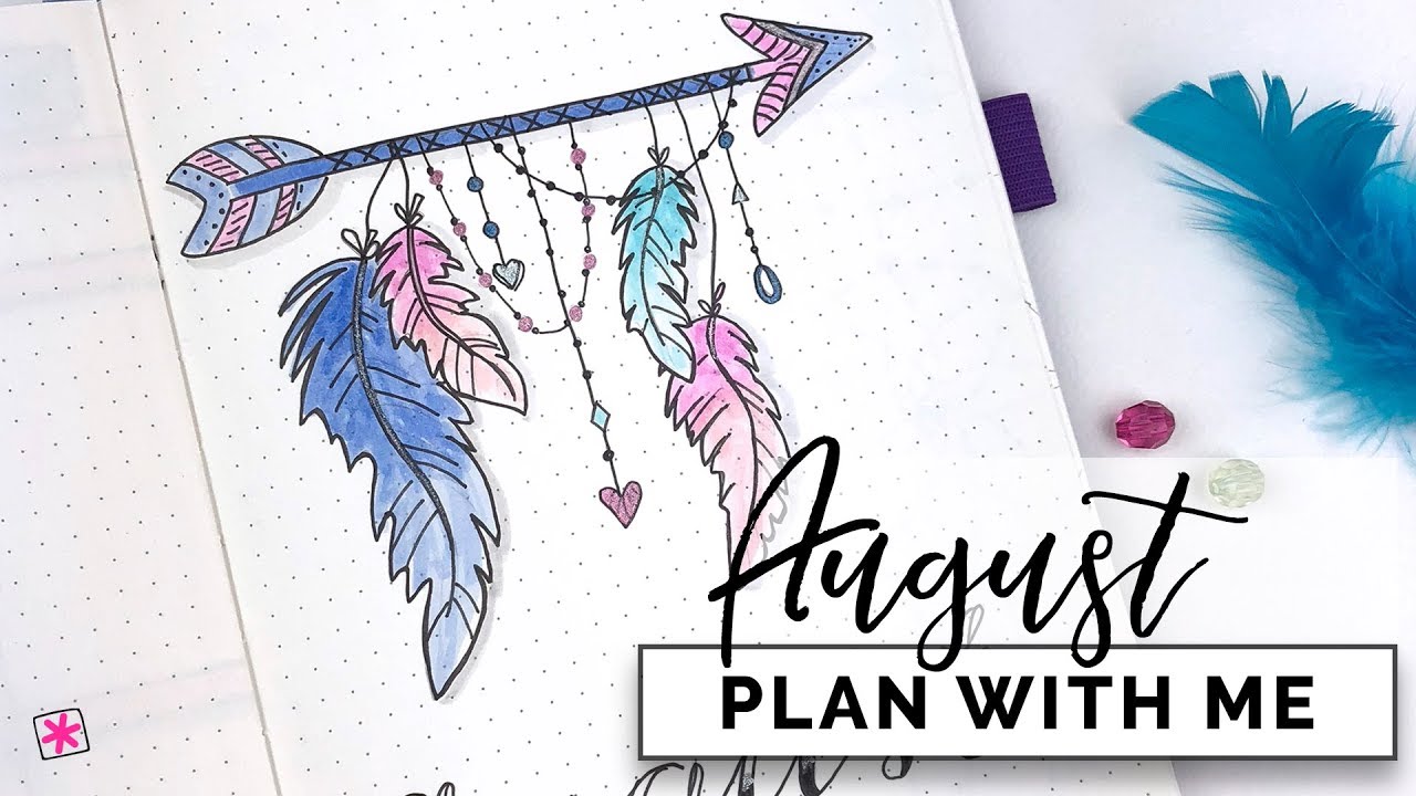 Plan With Me || August 2018 || Bullet Journal