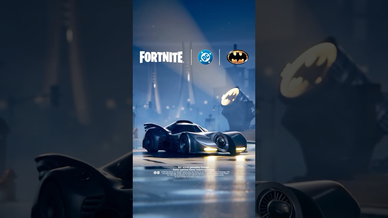 Fortnite Batmobile 1989 Car Body Trailer