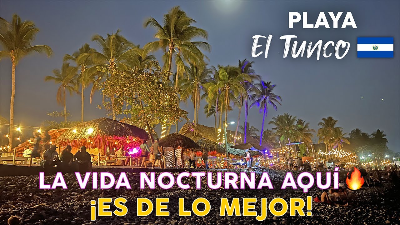 ¡UNA LOCURA! Así se disfruta en PLAYA EL TUNCO, El Salvador 🔥 Surf City 2023