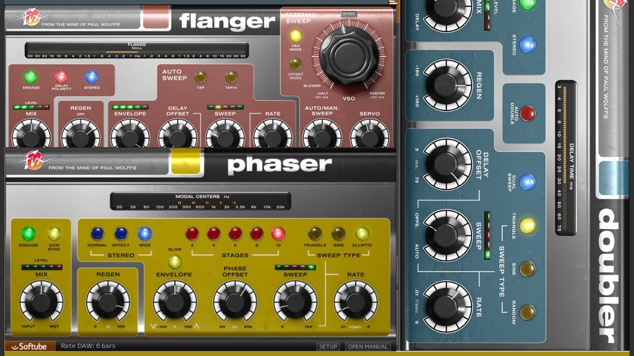 Fix Flanger Doubler and Phaser | Softube Plugins From the mind of Paul Wolff 🎸