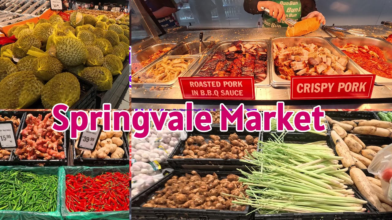 Grocery shopping at Springvale market, the biggest Vietnamese market in Australia.