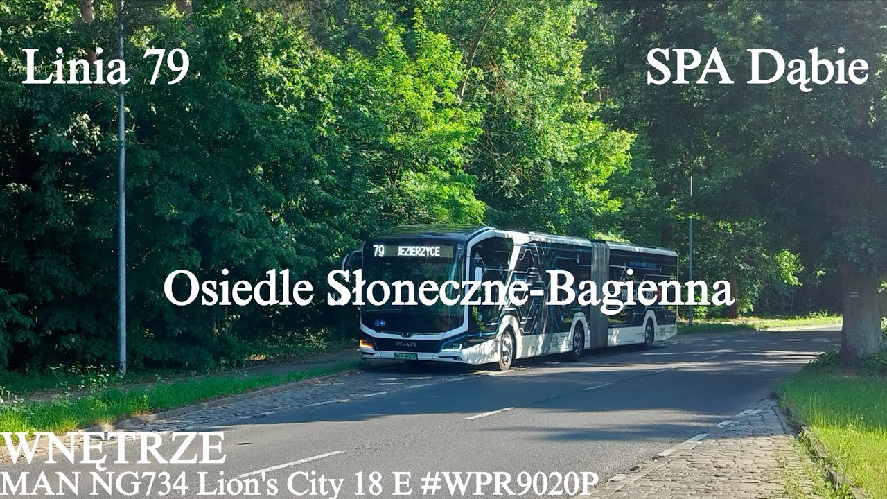 [WNĘTRZE] Szczecin Linia 79 Osiedle Słoneczne-Bagienna MAN NG734 Lion's City 18 E #WPR9020P