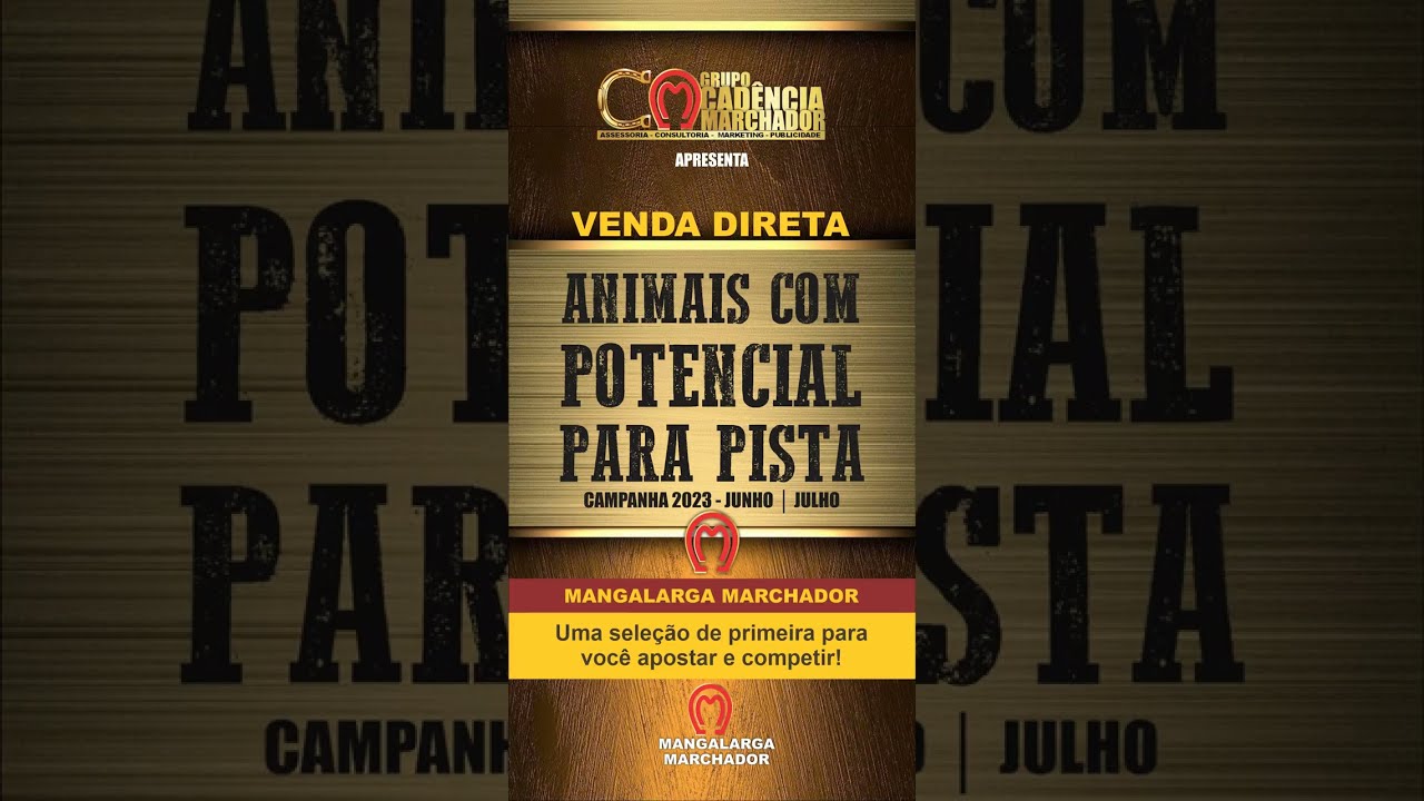 PARA QUEM QUER PISTA, TEMOS O MARCHADOR DOS SONHOS!