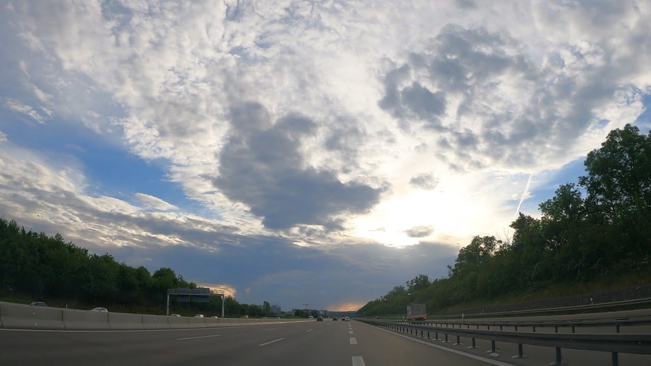 Driving in Germany, Metzingen, Road 312, Road 27, Highway 8, Highway A81