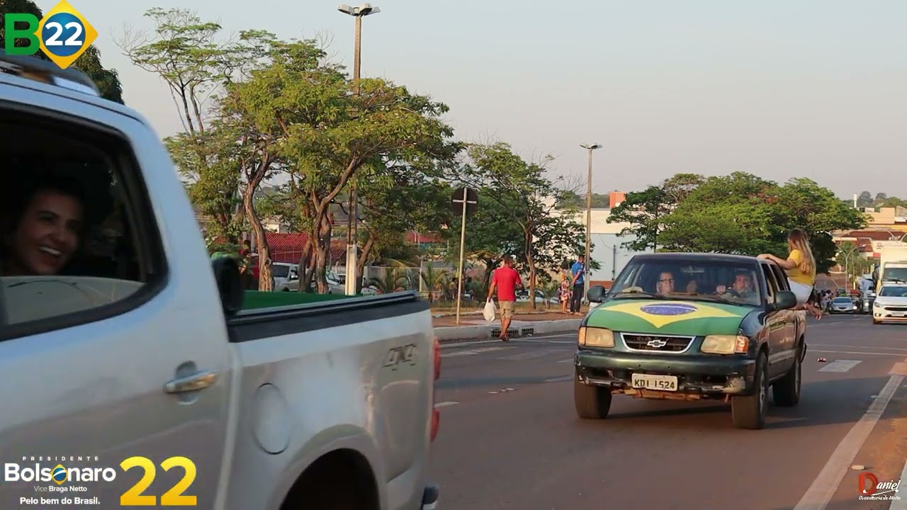 Carreata Bolsonaro - São Miguel do Araguaia - GO - 01-10-2022 - VIDEO 2