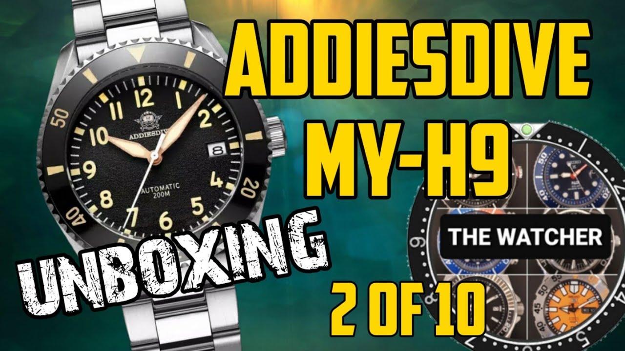 ⭐Дайверские часы AddiesDive MY-H9⭐ РАСПАКОВКА 2 ИЗ 10 📦 | The Watcher