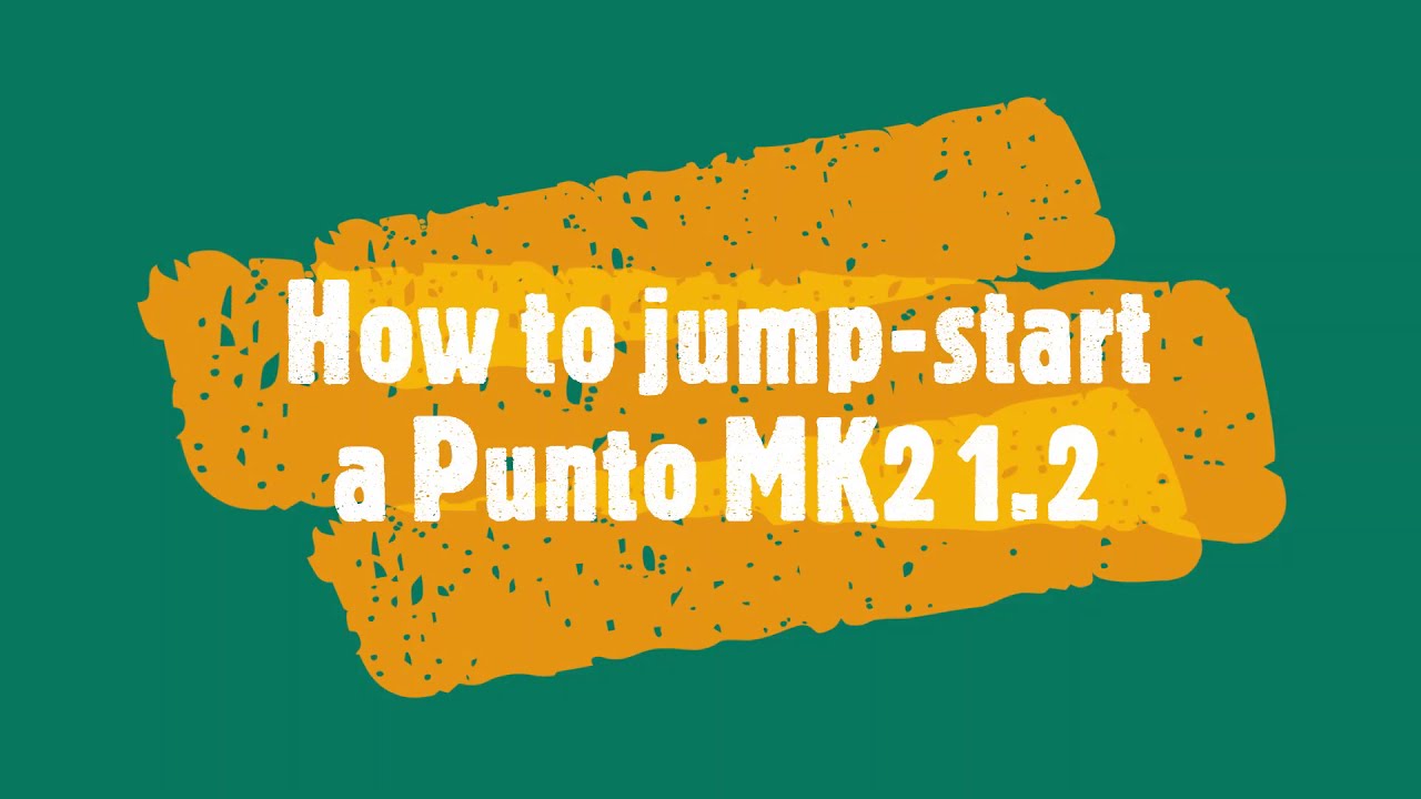 How to jump start your car using Noco Boost Plus (Fiat Punto MK2)