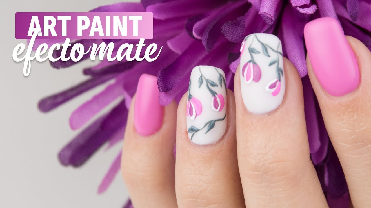 Tutorial FLORES con ART PAINT GEL | Manicura24