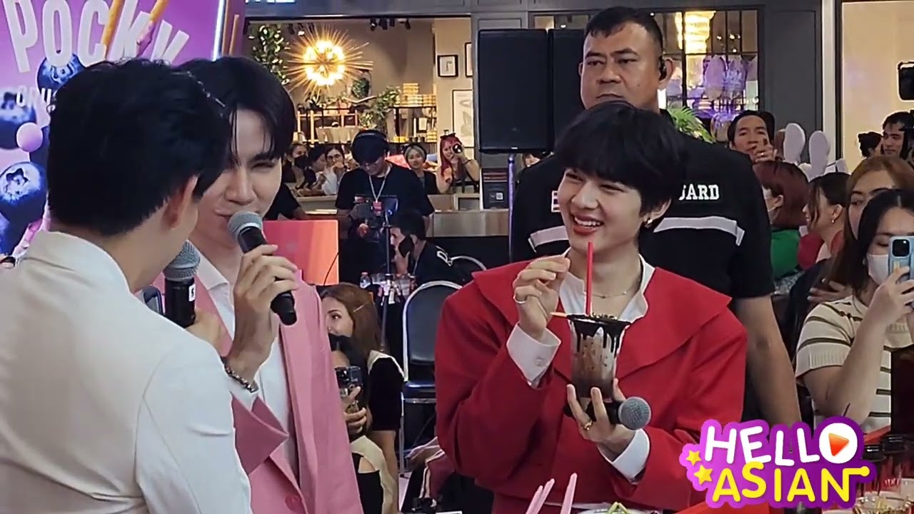 ซี-นุนิว ชิม พร้อม ลองทำเครื่องดื่ม ที่ POCKY CAFE หวานสุดๆๆ