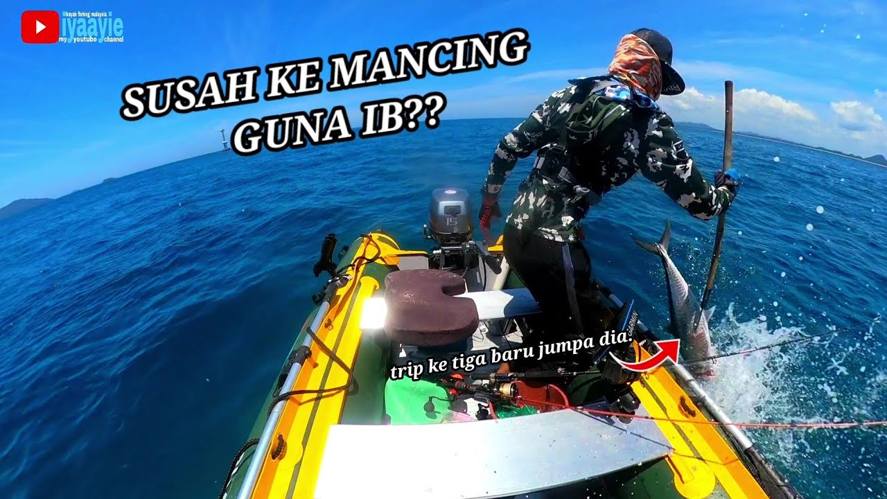 LIMA TRIP AKU BELAJAR TEKNIK MANCING MENGGUNAKAN (IB)   INFLATABLE BOAT MALAYSIA VLOG (002)