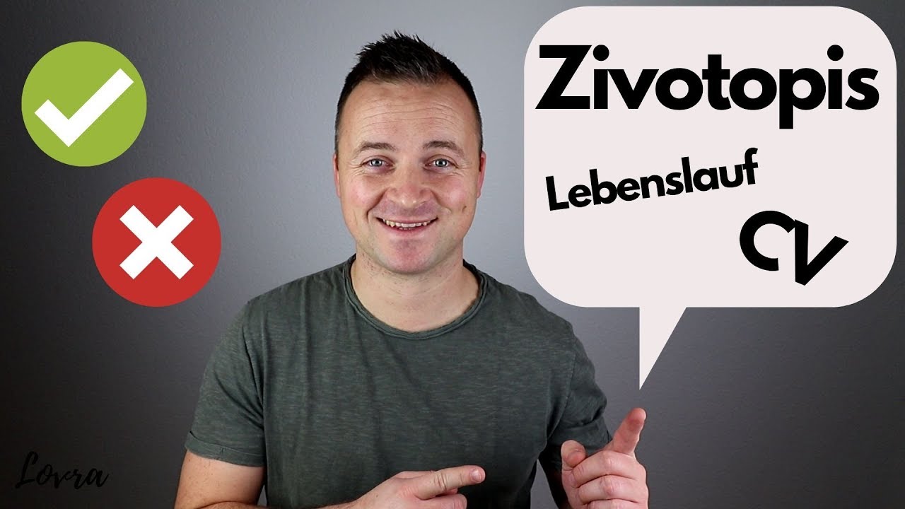 KAKO NAPISATI ZIVOTOPIS? / Lebenslauf / Molba za posao