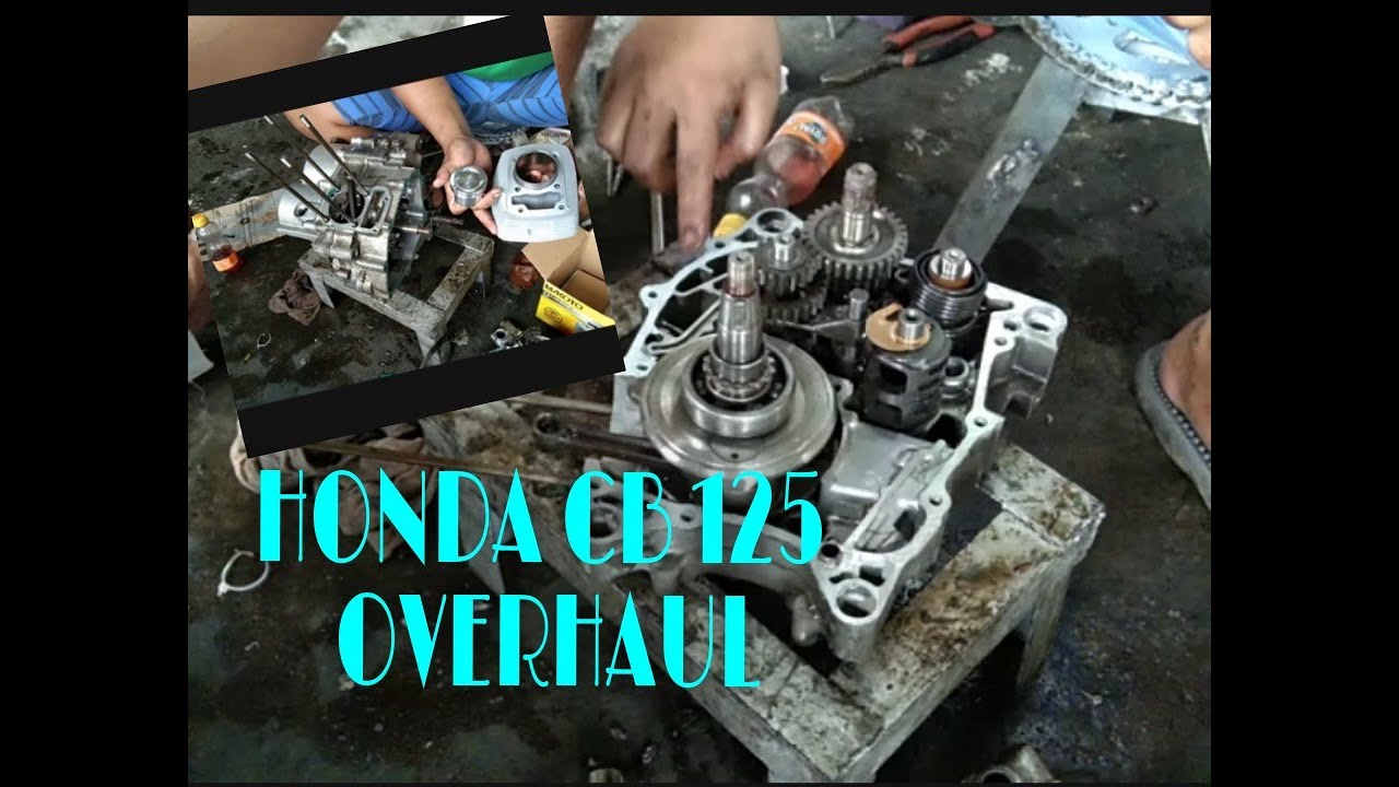 HONDA CB 125 ENGINE OVERHAUL