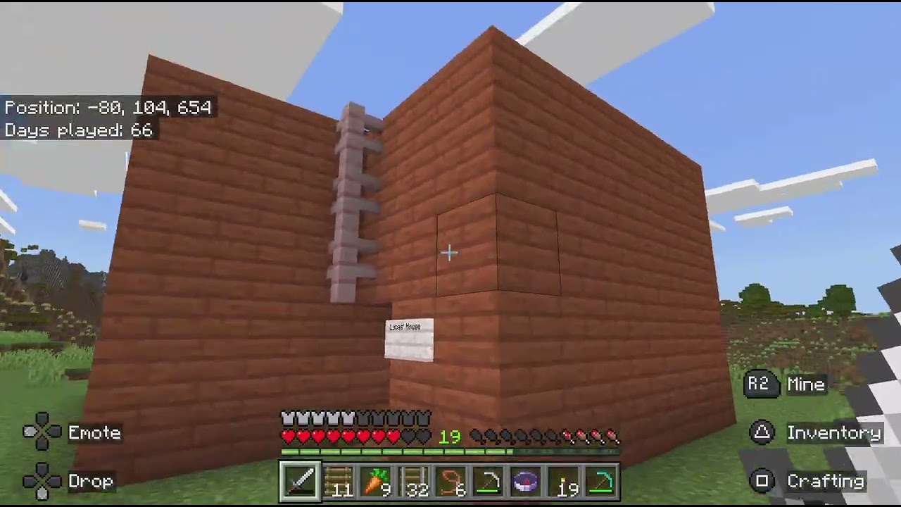 Minecraft but I have beef with my friend