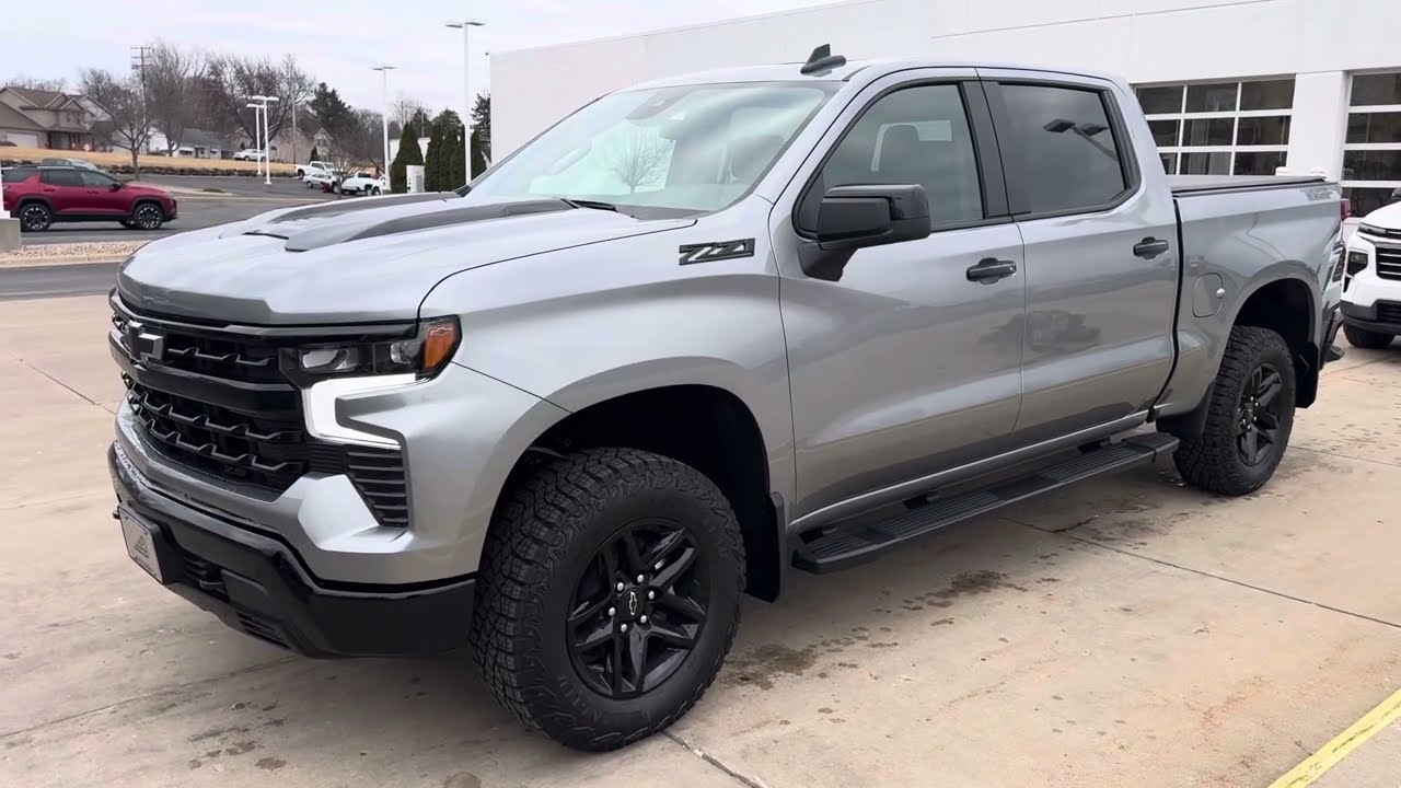 Bergstrom Chevrolet of Middleton New Sterling Gray 2025 Silverado 1500 LT TrailBoss #254982