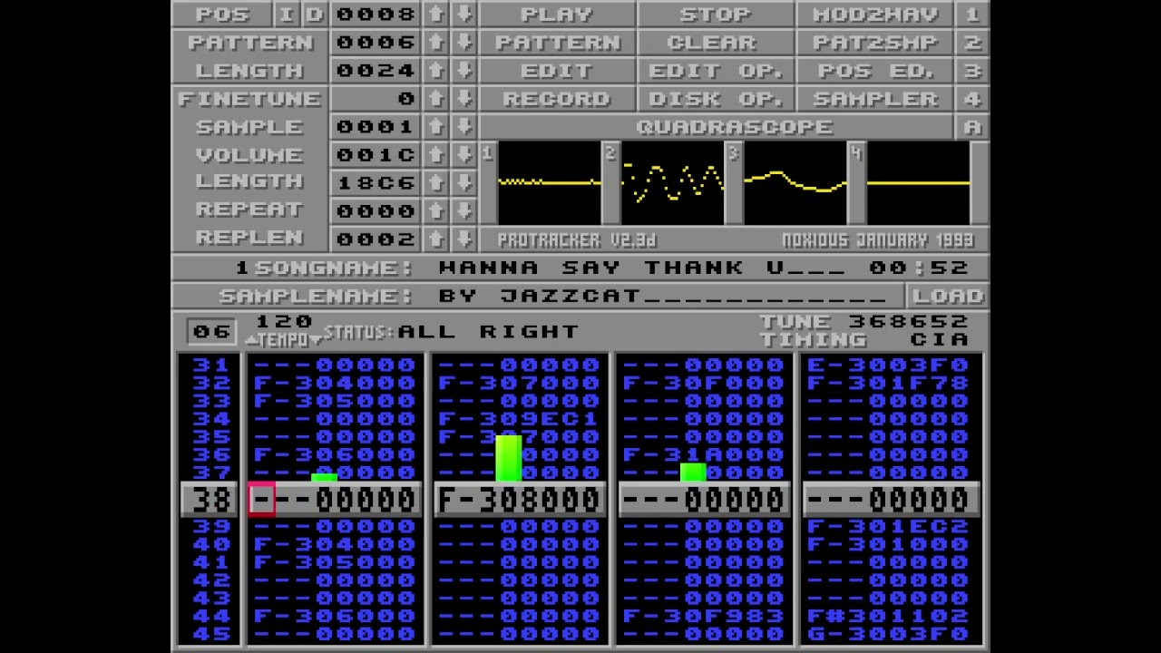 Amiga Music: Wanna Say Thank You By Jazzcat