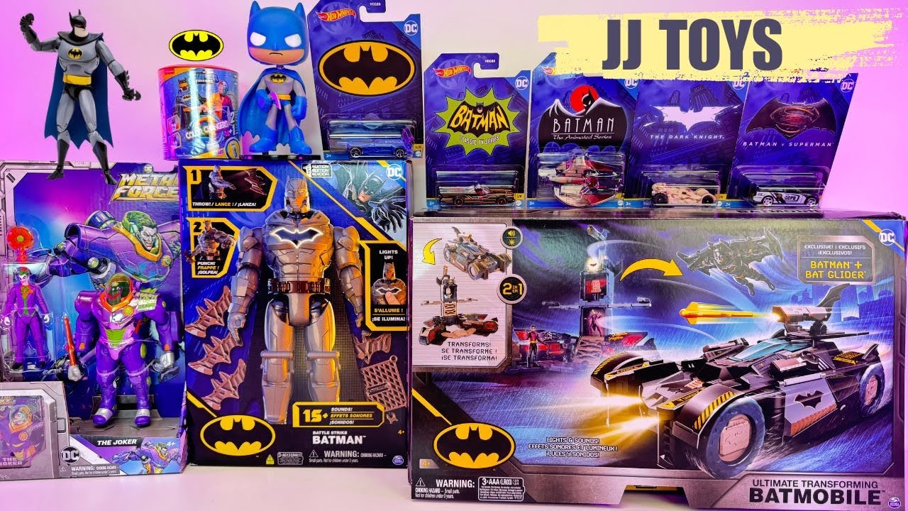 Hot Wheels Batman Toys Unboxing Review ASMR | DC Superfriends