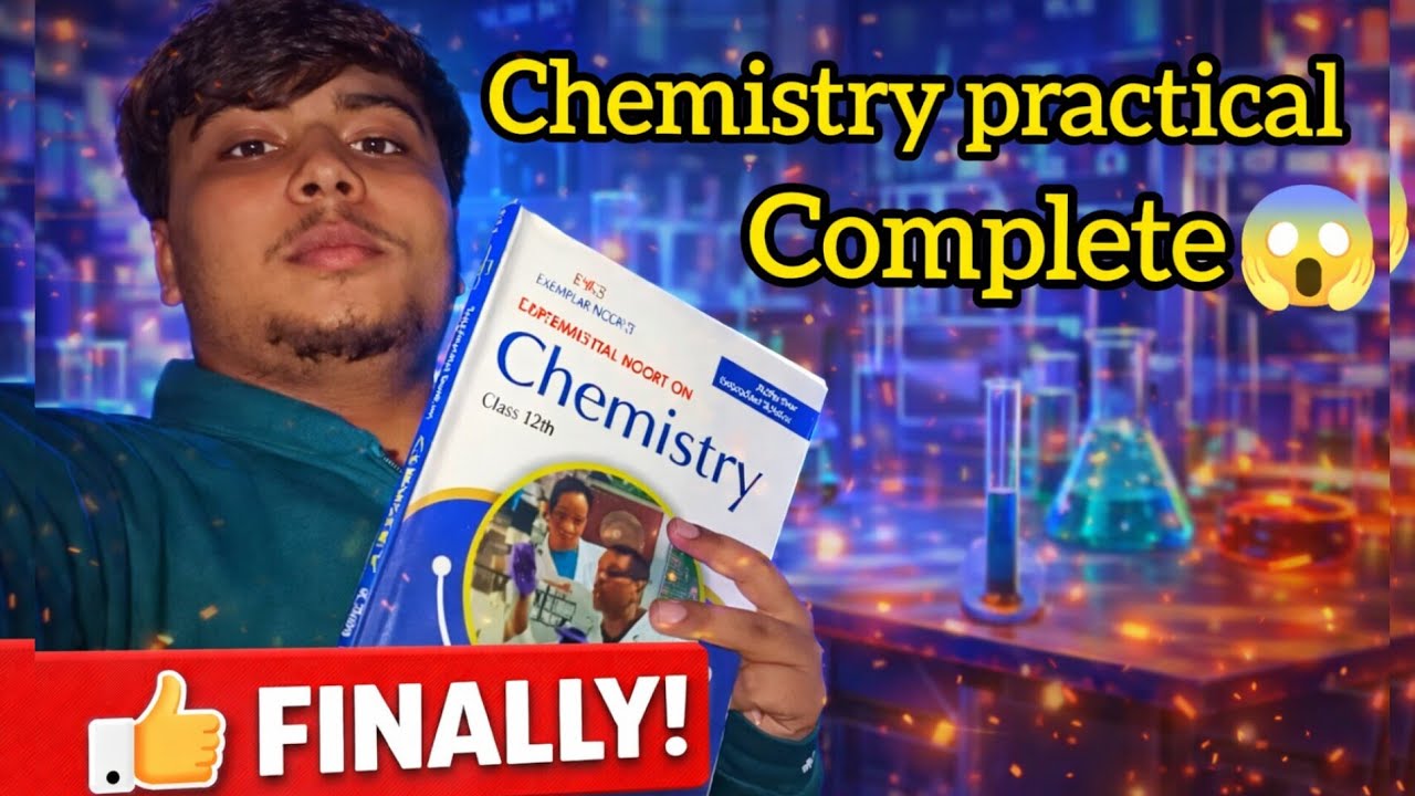 Chemistry practical complete vlog 😱 #vlog 