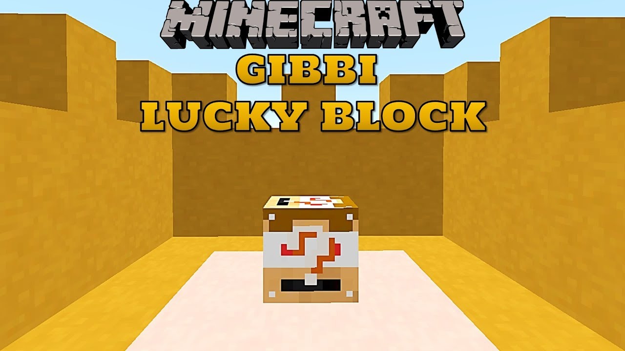 Minecraft: GIBBI Lucky Block! - GIBBI Lucky Block Mod Bemutat&oacute;