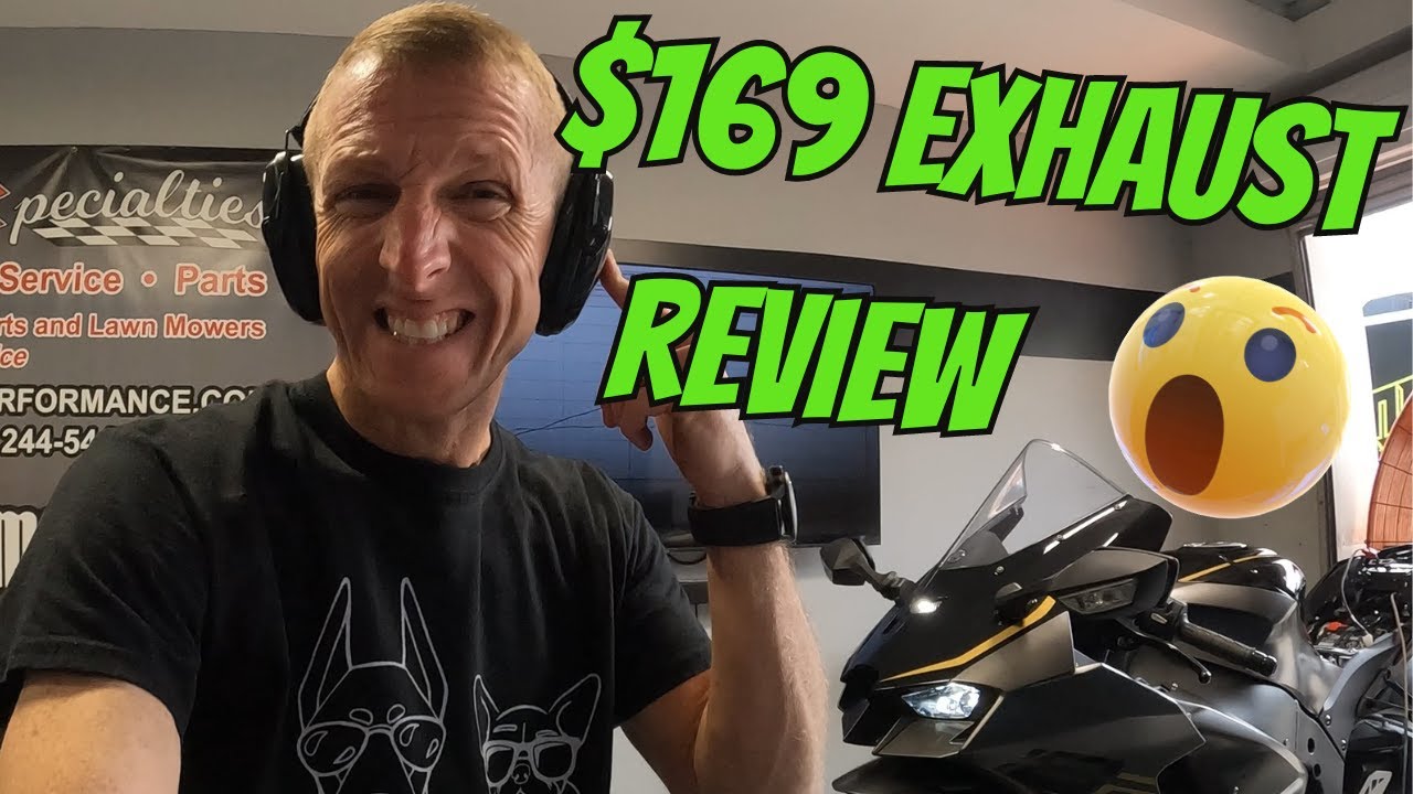 2023 ZX10R с поддельным выхлопом с Ebay?!?!