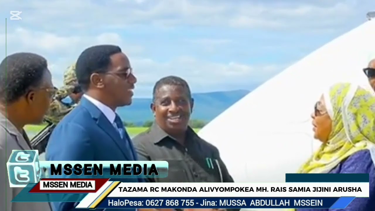 RC Makonda alivyompokea MH. Rais Samia chuga February 2025