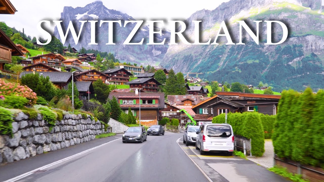 🏡🌺🌷 The Road to Paradise 🌸 Beautiful Drive to Grindelwald Switzerland 🇨🇭 after Rain | #swiss